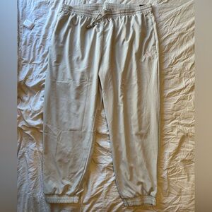 Adidas Light Beige/Off-White Track Pants